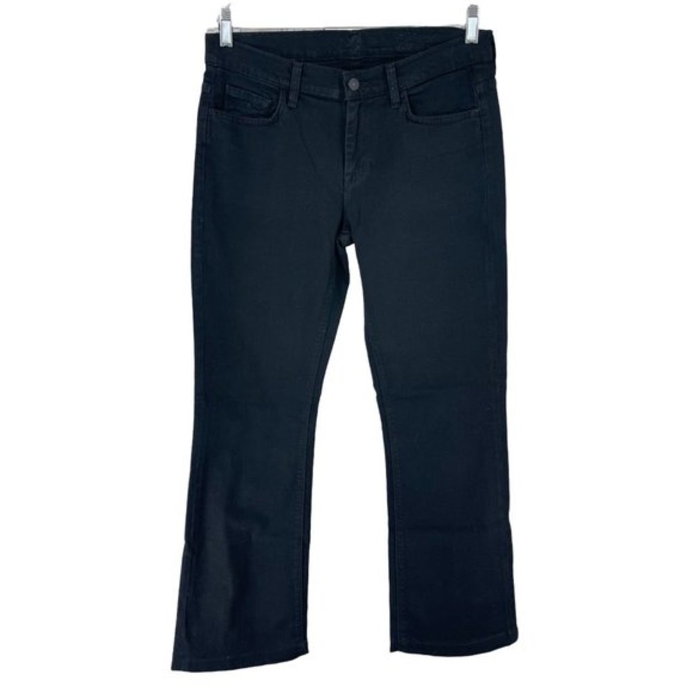 7 For All Man Kind Women's Black High Waist Bootcut Denim Jeans‎ Sz 30